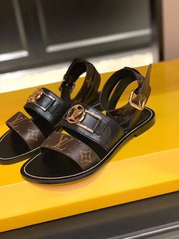 LOUIS VUITTON ACADEMY FLAT SANDAL (image for) LOUIS VUITTON ACADEMY FLAT SANDAL