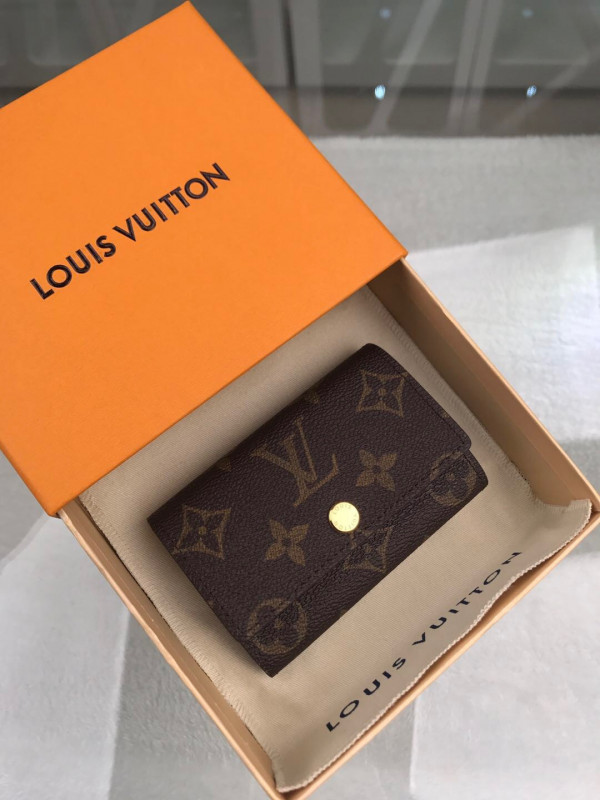LOUIS VUITTON 6 KEY HOLDER (image for) LOUIS VUITTON 6 KEY HOLDER